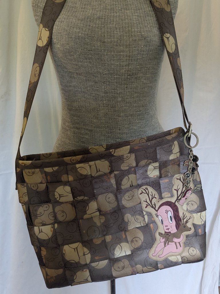 Harveys Baseman Seat Belt Messenger Bag "Oh Deer" "Venison"